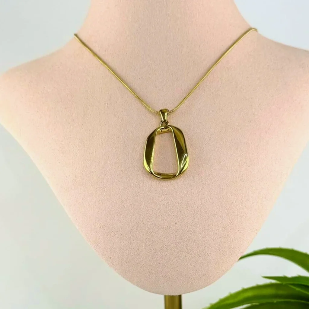 Anti Tarnish 18K Gold Plated Stainless Steel Necklace