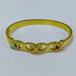 Gold Plated Anti Tarnish Bracelet with silver and Gold Tone