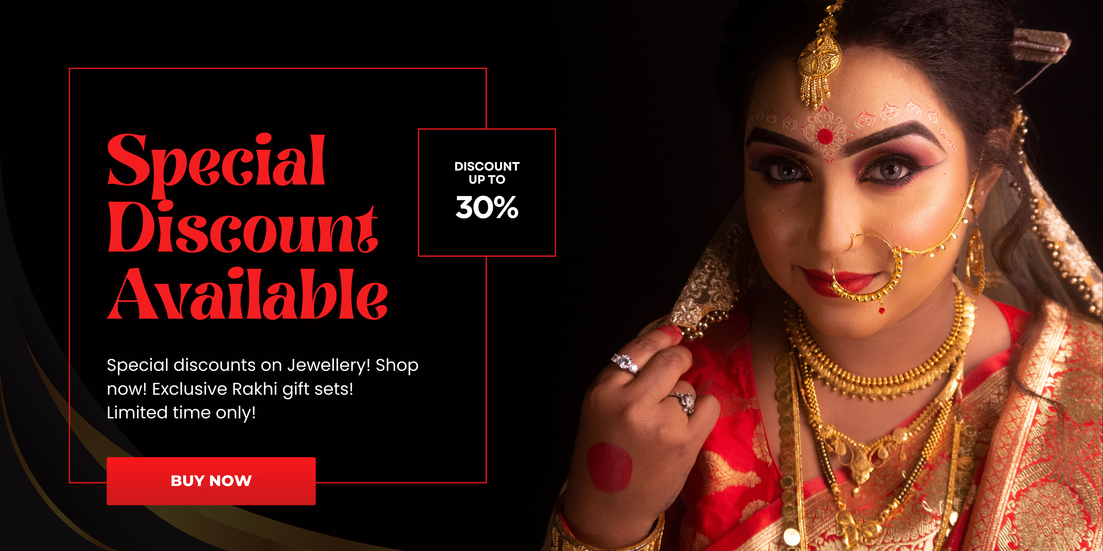 Special discounts on Jewellery! Shop now! Exclusive Rakhi gift sets! Limited time only!