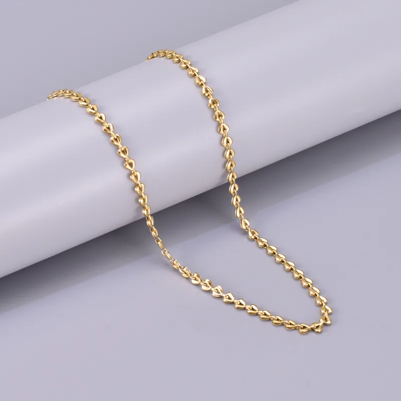 18K Gold Plated Chain for Women & Girls – Anti-Tarnish Stainless Steel Necklace – High Quality, Daily Wear Jewelry with Premium Look