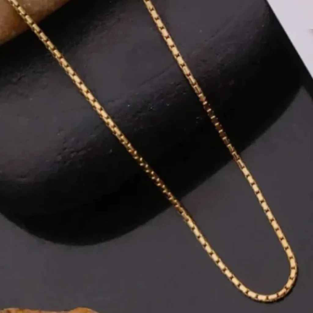 18K Gold Plated Chain for Women & Girls – Anti-Tarnish Stainless Steel Necklace – High Quality, Daily Wear Jewelry with Premium Look